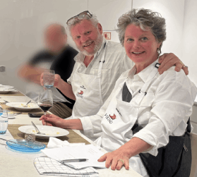 Close up of Scott and Robin